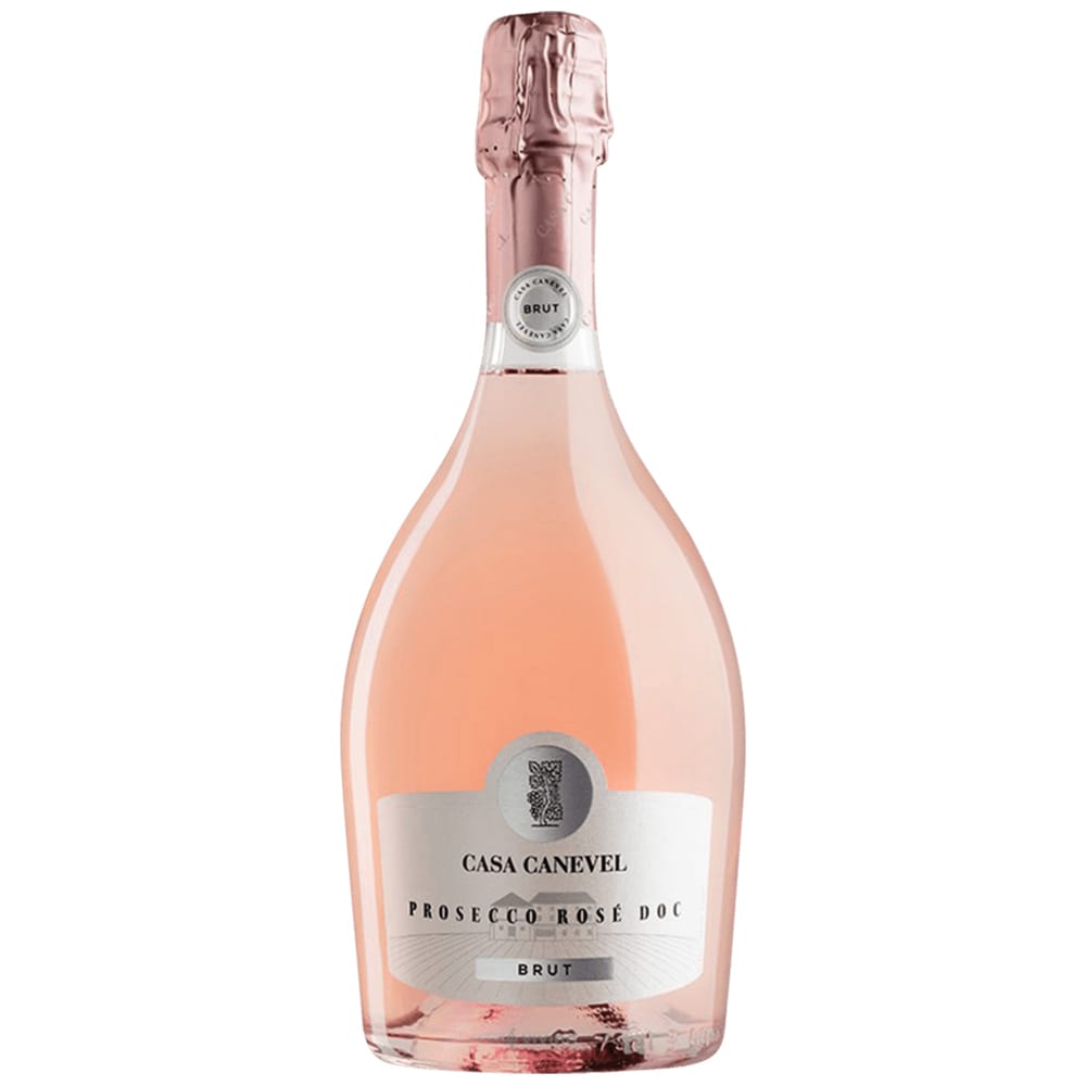 Prosecco Rosé von Canevel by Masi – frisch, feinperlig und fruchtig mit Noten von Erdbeeren und roten Beeren.